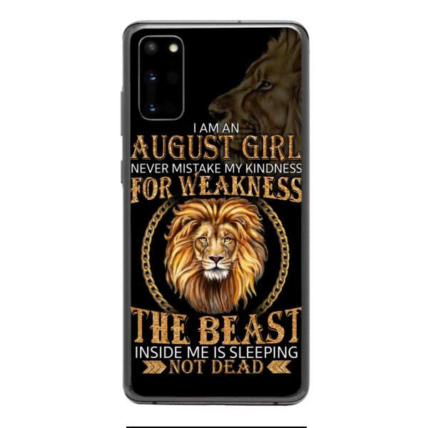 Personalized August Girl Phone Case Printed AUG-MQ05