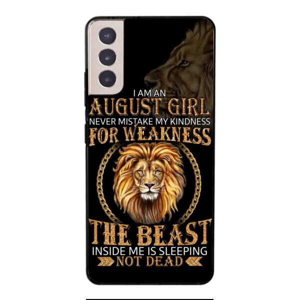 Personalized August Girl Phone Case Printed AUG-MQ05
