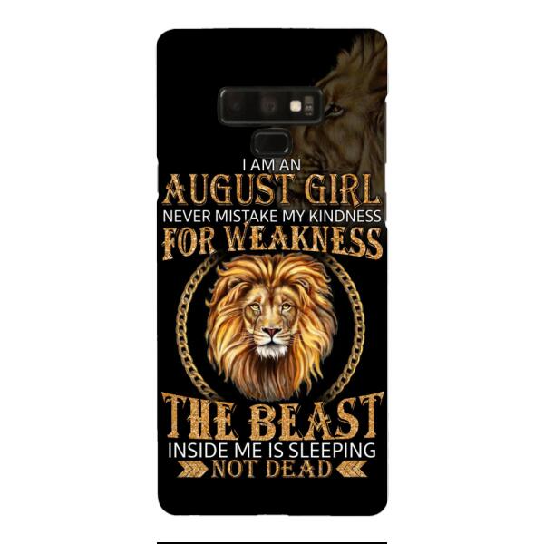 Personalized August Girl Phone Case Printed AUG-MQ05
