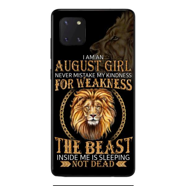 Personalized August Girl Phone Case Printed AUG-MQ05