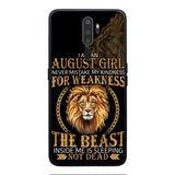 Personalized August Girl Phone Case Printed AUG-MQ05