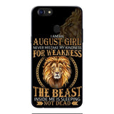 Personalized August Girl Phone Case Printed AUG-MQ05