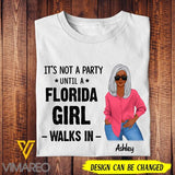 Personalized Florida Girl Tshirt Printed AUG-MA09