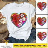 Customized Dog Name Tshirt Printed AUG-LN16