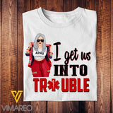 Personalized Paramedic Trouble Tshirt Printed AUG-MQ18