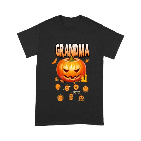 PERSONALIZED YOUR TITLE GRANMA HALLOWEEN HOODIE TSHIRT PRINTED NEY168Q