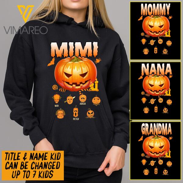 PERSONALIZED YOUR TITLE GRANMA HALLOWEEN HOODIE TSHIRT PRINTED NEY168Q