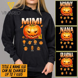 PERSONALIZED YOUR TITLE GRANMA HALLOWEEN HOODIE TSHIRT PRINTED NEY168Q