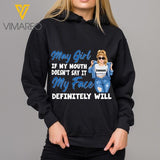 PERSONALIZED MAY GIRL TSHIRT HOODIE PRINTED NEY198Q