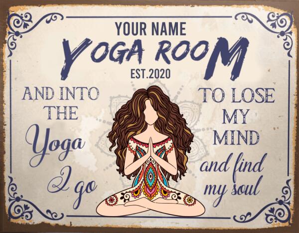 PERSONALIZED YOGA ROOM CANVAS TNTQ2308