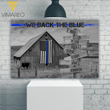 Custom Canvas Prints Personalized Gifts Blue Thin Line Home Tittle Wall Art Decor