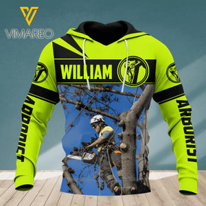 Personalized Arborist Hoodie Printed AUG-DT26