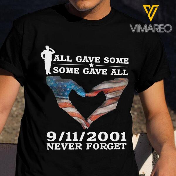 Never 9-11 Forget - 20th Anniversary TShirt