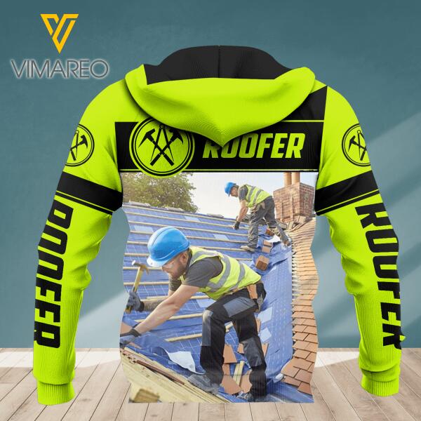 Personalized Roofer Hoodie Printed AUG-DT26