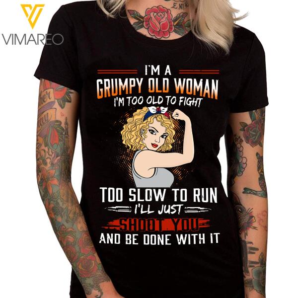 TEXAS GRUMPY OLD WOMEN TSHIRT
