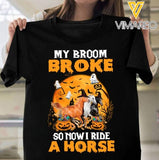 Quater Horse Happy Halloween Tshirt For Men And Women