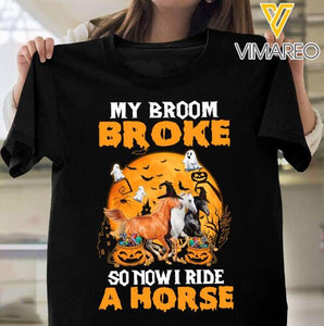 Quater Horse Happy Halloween Tshirt For Men And Women