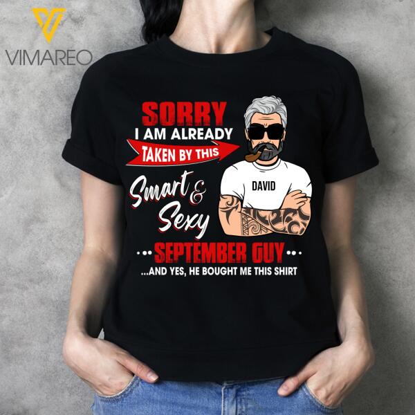 Personalized Design & Name Taken By a Sexy September Guy