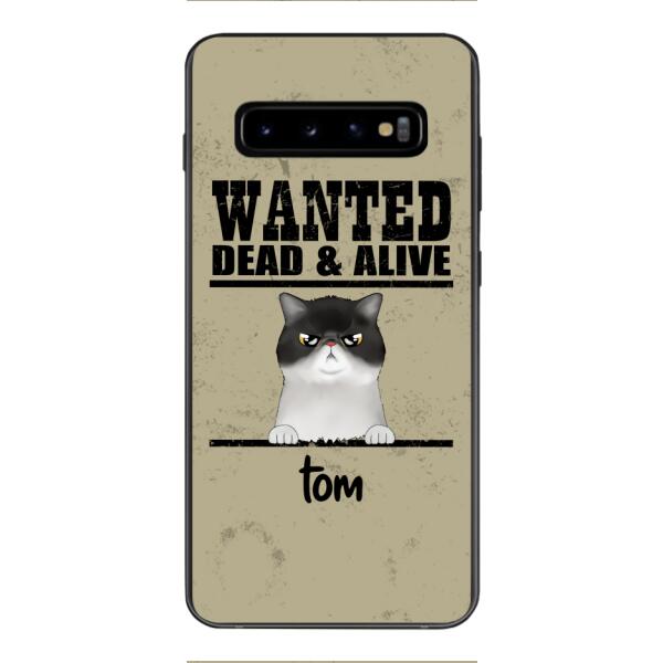 wanted cats personailized phone case print 3d for cat lover