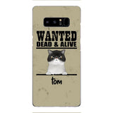 wanted cats personailized phone case print 3d for cat lover