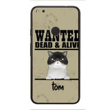 wanted cats personailized phone case print 3d for cat lover