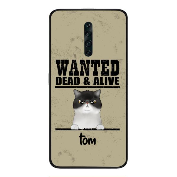wanted cats personailized phone case print 3d for cat lover