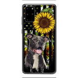 Personalized Dog Sunflower Phone Case JUL-MA03