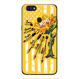 CUSTOMIZED GRANDMA MOTHER PERSONALIZED NICKNAME SUNFLOWER PHONE CASE TNMA
