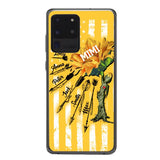 CUSTOMIZED GRANDMA MOTHER PERSONALIZED NICKNAME SUNFLOWER PHONE CASE TNMA