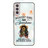 Personalized August Girl Are Sunshine Phone Case JUL-DT09
