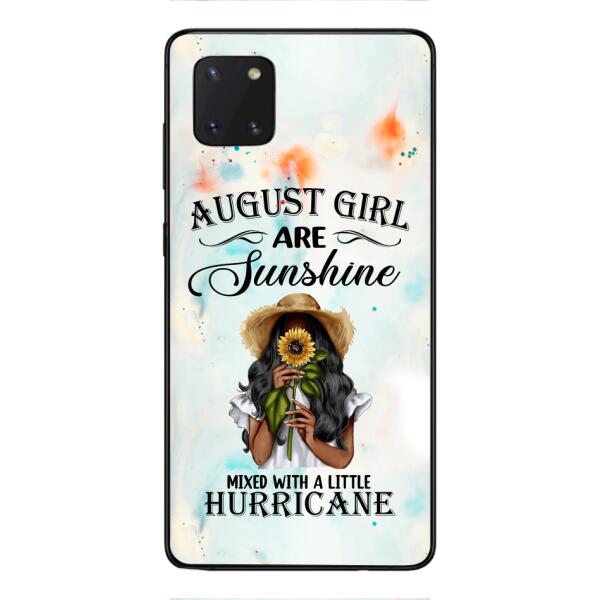 Personalized August Girl Are Sunshine Phone Case JUL-DT09
