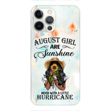 Personalized August Girl Are Sunshine Phone Case JUL-DT09