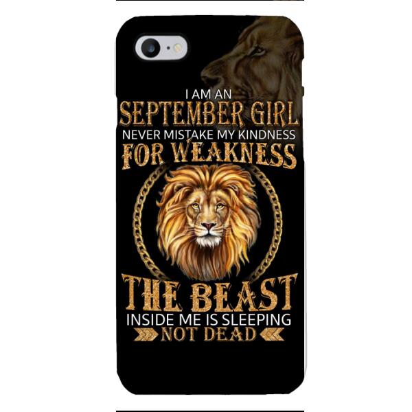 Personalized September Girl Phone Case AUG-MQ05
