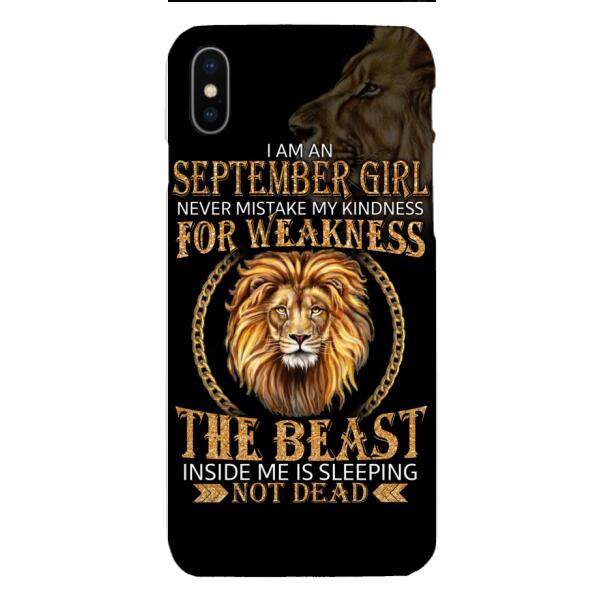 Personalized September Girl Phone Case AUG-MQ05