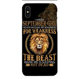Personalized September Girl Phone Case AUG-MQ05