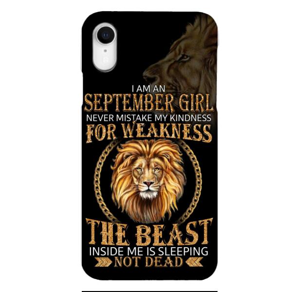 Personalized September Girl Phone Case AUG-MQ05