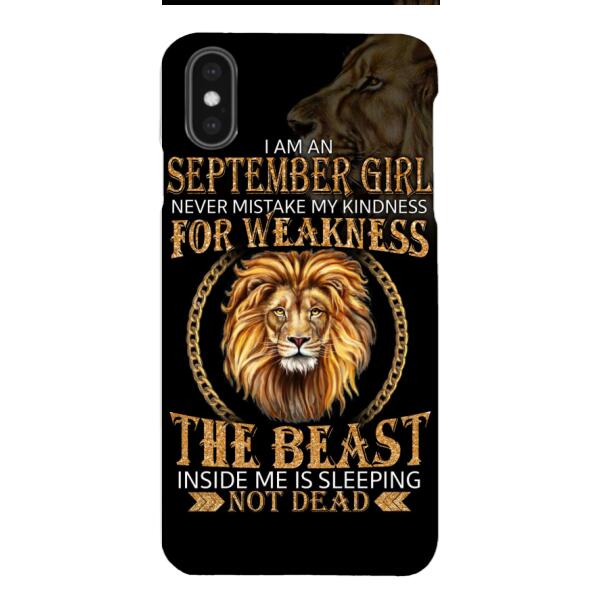 Personalized September Girl Phone Case AUG-MQ05