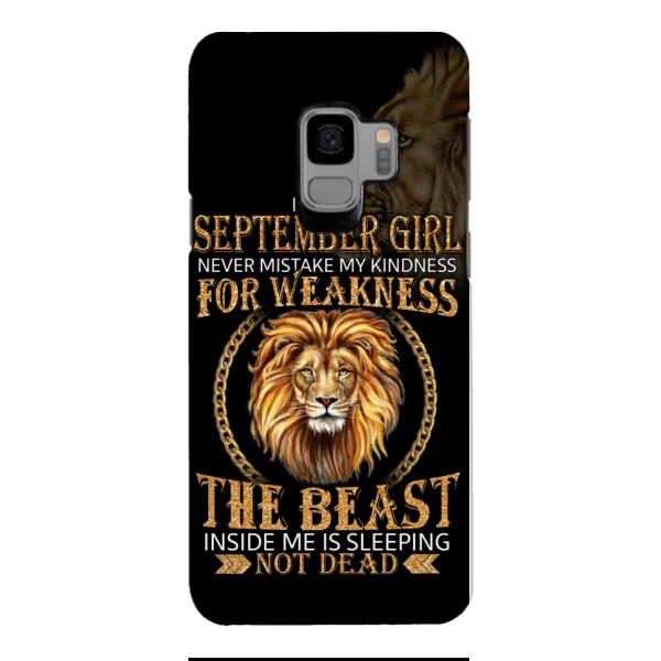 Personalized September Girl Phone Case AUG-MQ05