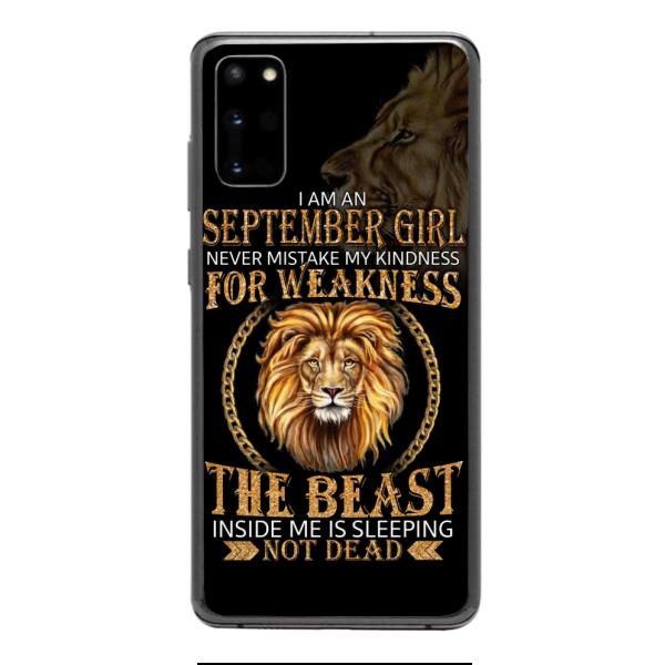 Personalized September Girl Phone Case AUG-MQ05