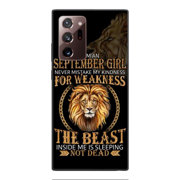 Personalized September Girl Phone Case AUG-MQ05