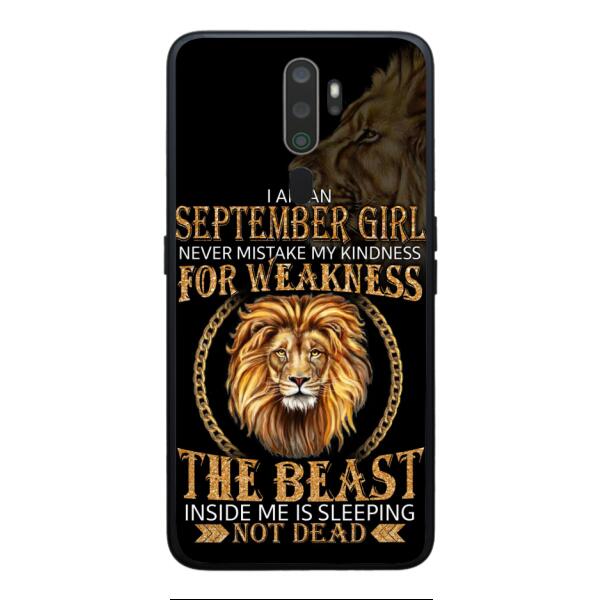 Personalized September Girl Phone Case AUG-MQ05