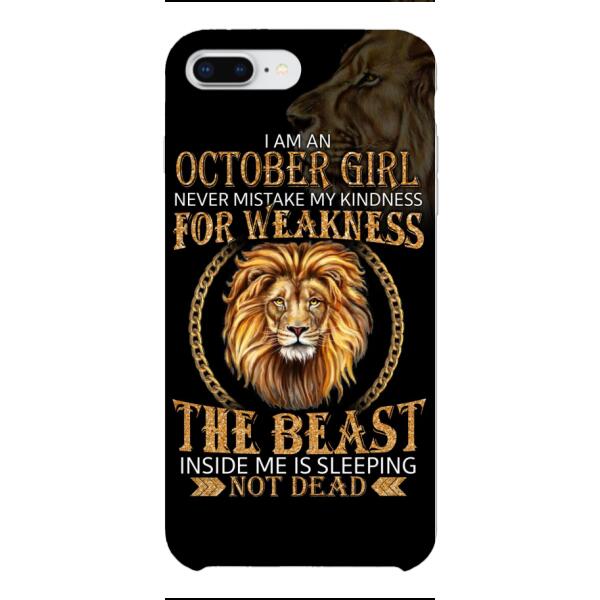 Personalized October Girl Phone Case AUG-MQ05