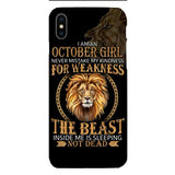 Personalized October Girl Phone Case AUG-MQ05