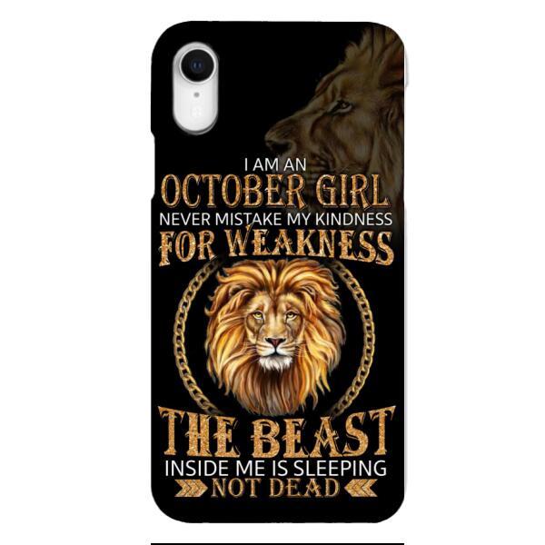 Personalized October Girl Phone Case AUG-MQ05