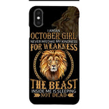 Personalized October Girl Phone Case AUG-MQ05