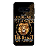 Personalized October Girl Phone Case AUG-MQ05