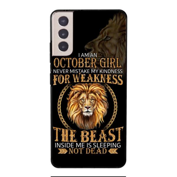 Personalized October Girl Phone Case AUG-MQ05