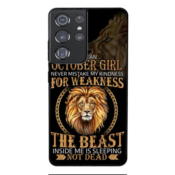 Personalized October Girl Phone Case AUG-MQ05