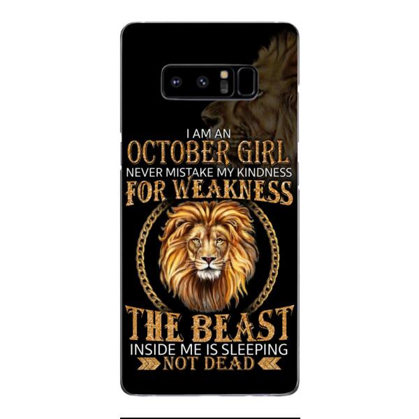 Personalized October Girl Phone Case AUG-MQ05