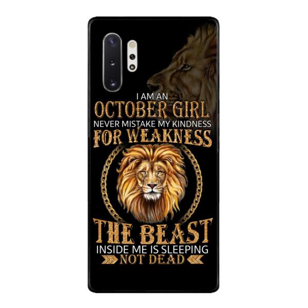 Personalized October Girl Phone Case AUG-MQ05